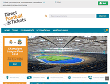 Tablet Screenshot of directfootballtickets.com